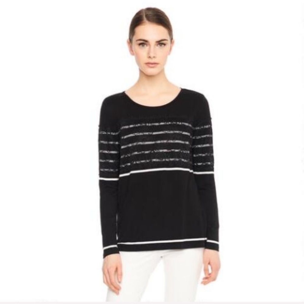 Karl Lagerfeld Top with Lace Detail